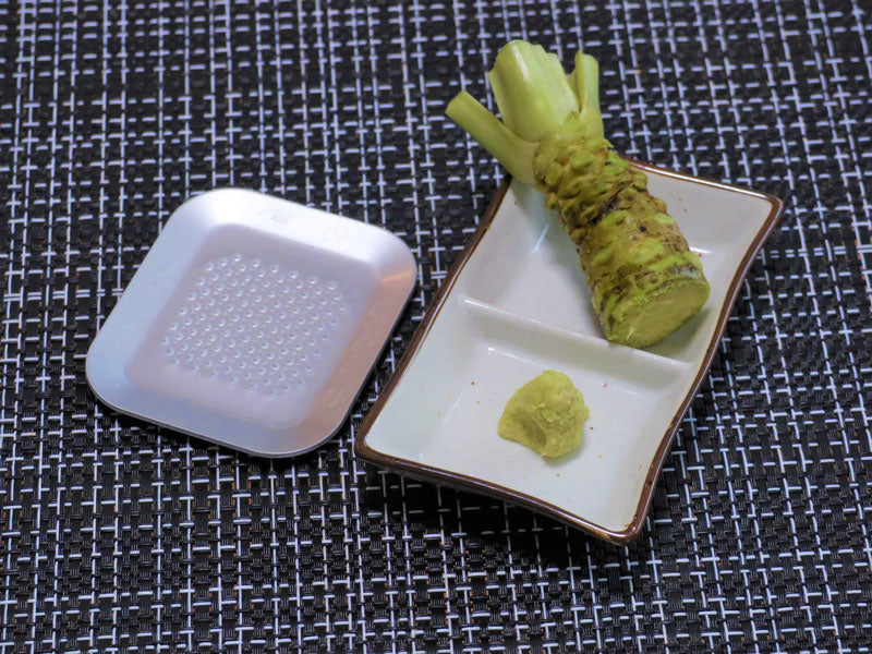 本わさび用おろし金「アルミ製」「鮫皮おろし金」本わさびと一緒におすすめ!