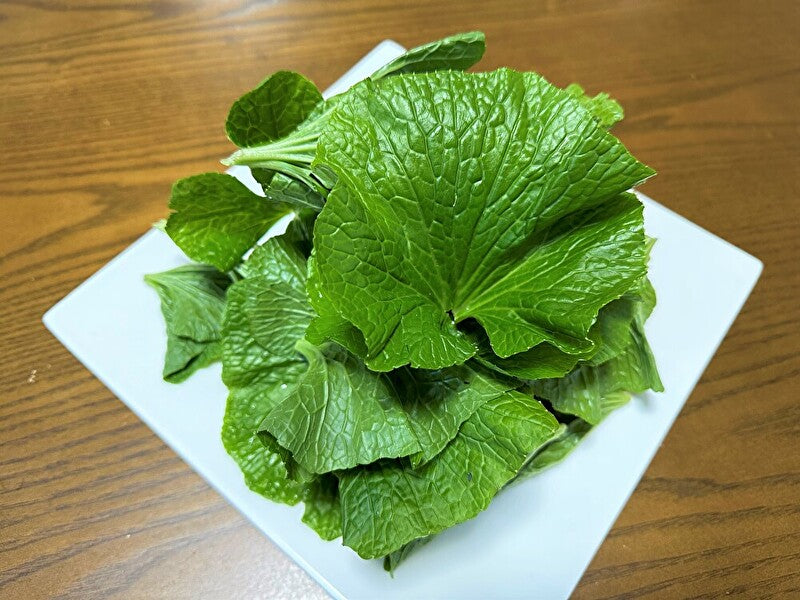 本わさびの葉のみ（安曇野産本わさびの葉100g） – 安曇野自然食品