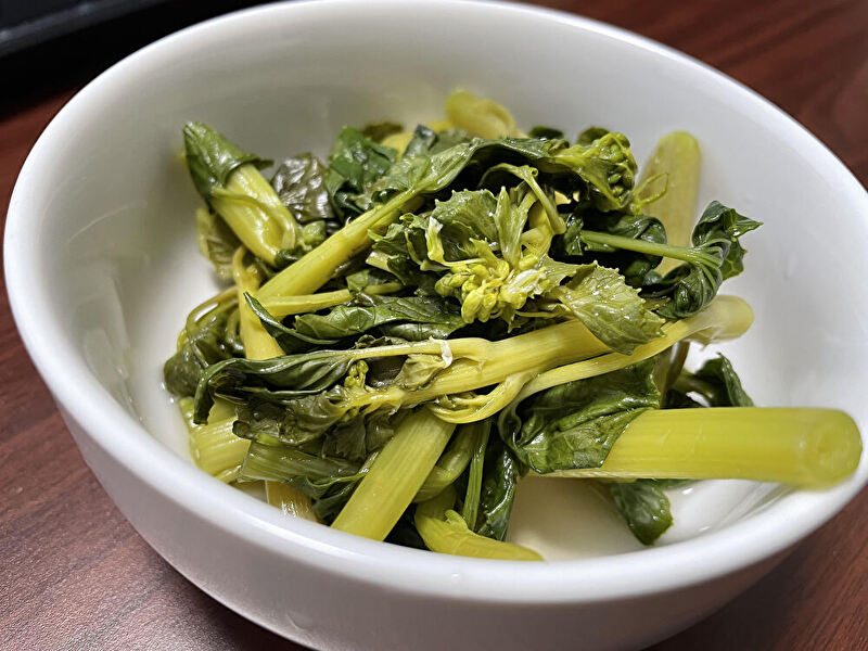 花わさび（期間限定・安曇野産本わさびの花100ｇ）※これからの時期はきざみになります。