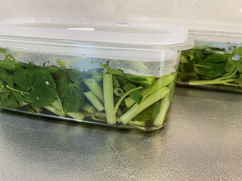花わさび（期間限定・安曇野産本わさびの花100ｇ）※これからの時期はきざみになります。