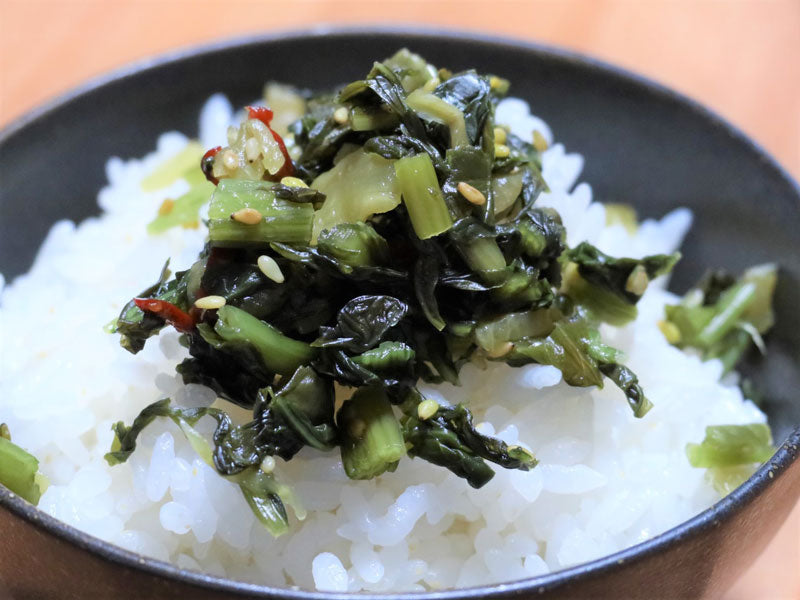 野沢菜きざみ漬（老舗「まるたか」昔ながらの野沢菜漬け）