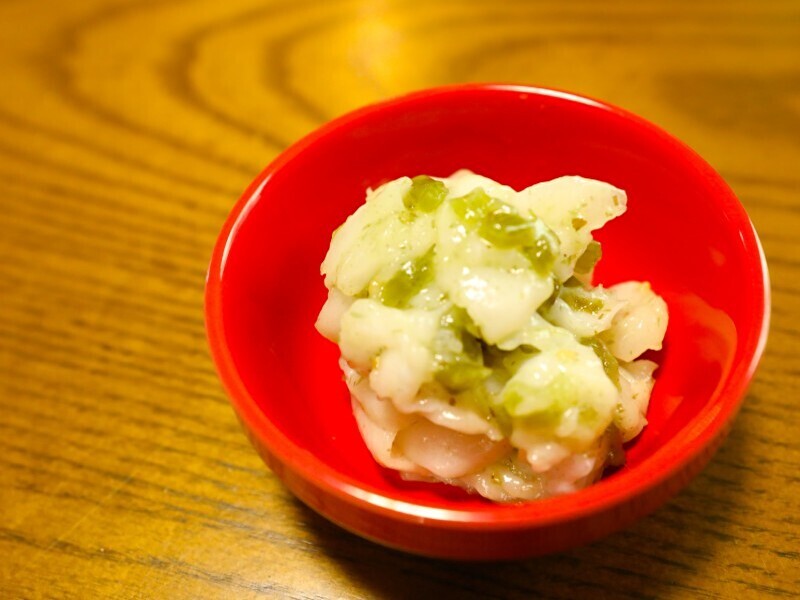 わさびまみれ（安曇野わさびのマル井・食べるわさび）