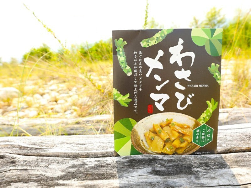 わさびメンマ（老舗「まるたか」・わさびと和風だし入り）