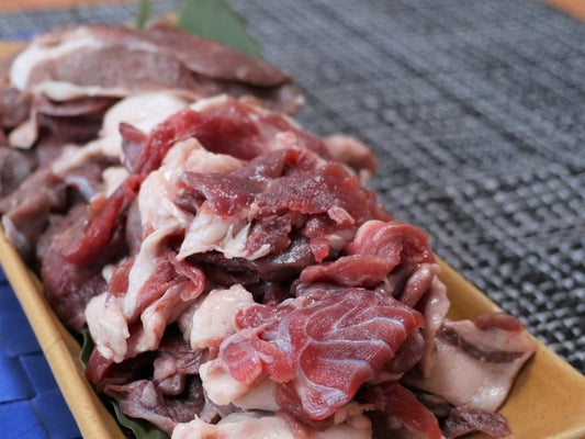 猪肉スライス 500g（長野県安曇野産ジビエ！バラ肉、モモ肉ミックス）